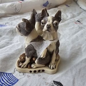 *RARE* Harmony Kingdom Boston Terrier Collectible Trinket